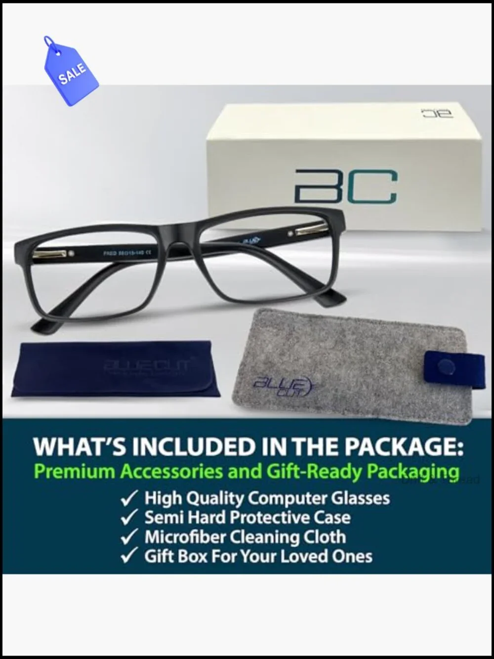 Blue Light Blocking Glasses Anti-Fatigue Computer Gaming Eyewear 1.50